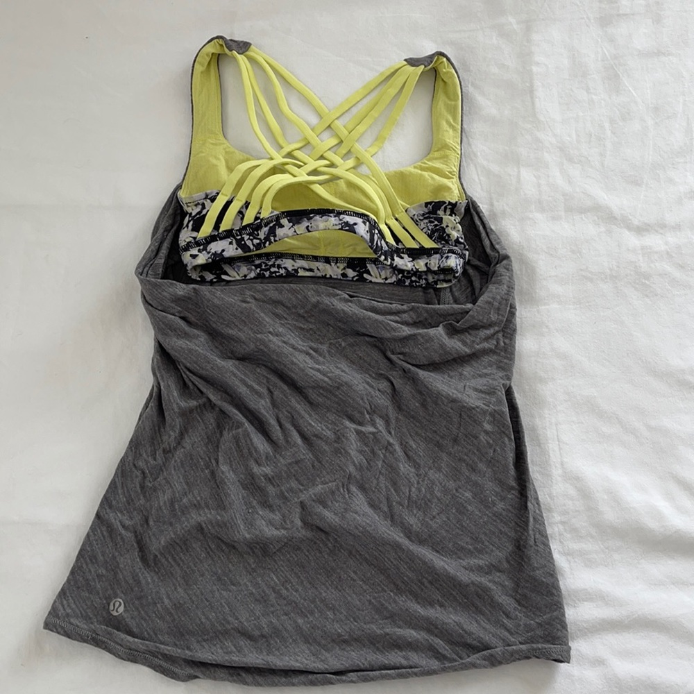Lululemon Grey Workout Tank